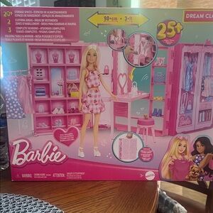 Barbie Pink Modular Closet Playset with White Accents